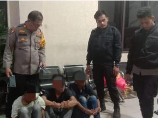 Polres Pelabuhan Belawan Respon Cepat Tanggap Tiga Remaja Pelaku Tawuran di Jalan TM Pahlawan